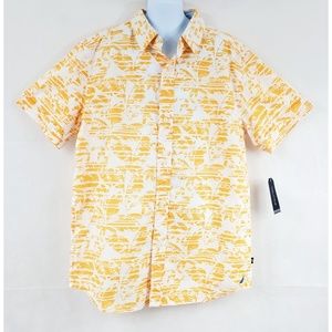 Nautica Hawaiian Print Button Down Shirt